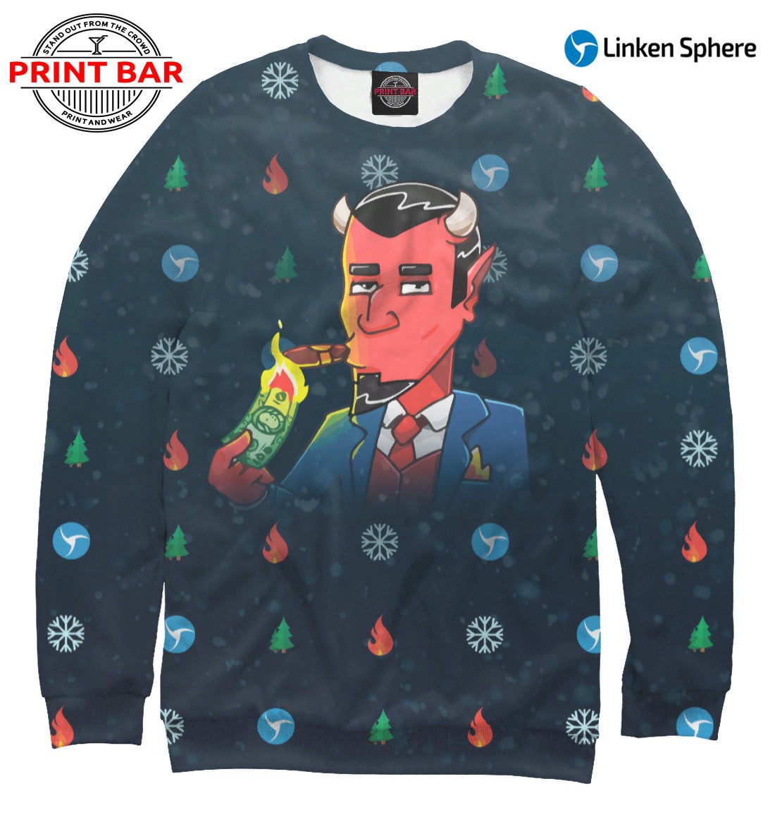 Новогодний свитшот от MADCPA и Linken Sphere