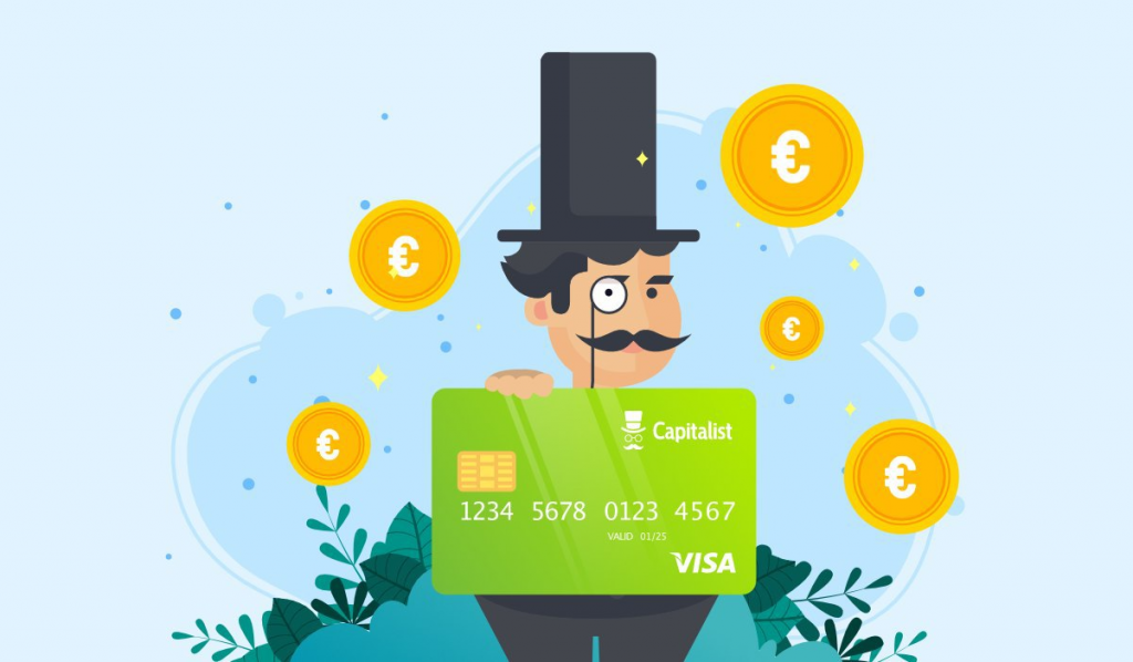 Capitalist запустил банковские карты