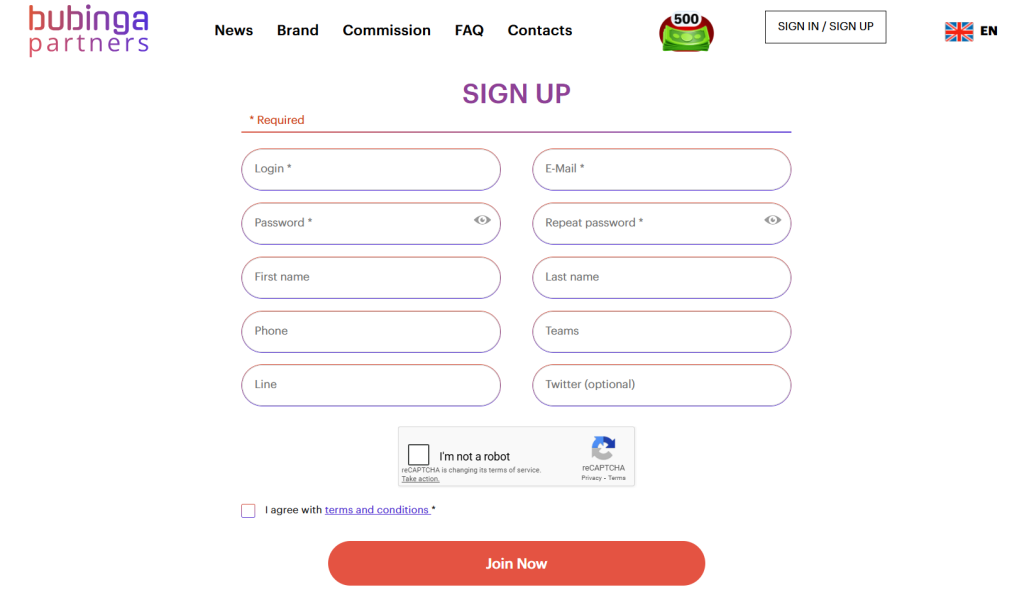 регистрация Bubinga Partners