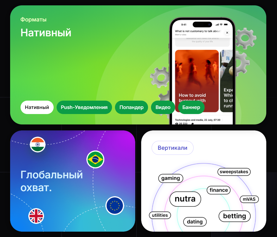 рекламные форматы Youtarget